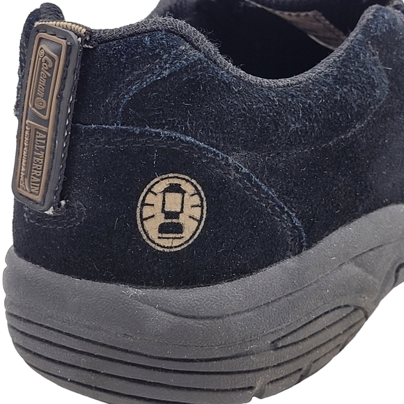 Coleman Loafers Men Size 8.5 Black Suede Leather All Terrain Performance Goring - Picture 5 of 10